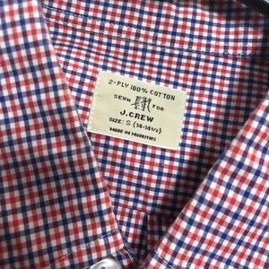 J. Crew Short Sleeve Collard Shirt